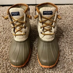 Sperry saltwater duck boots